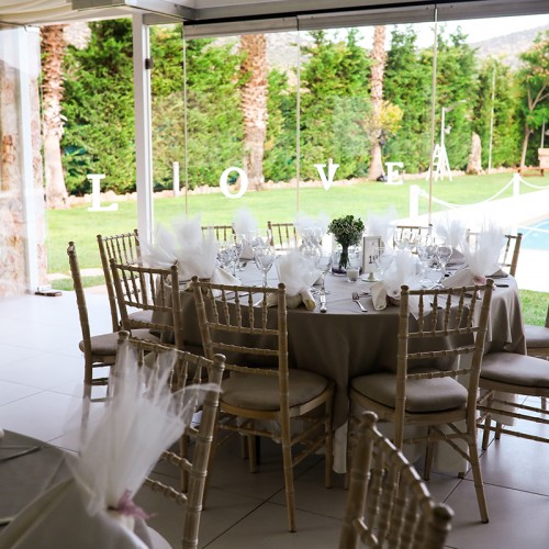 Wedding venue with hall