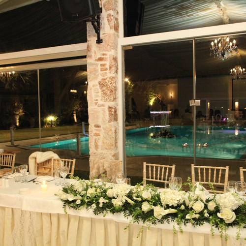 Wedding venue with hall